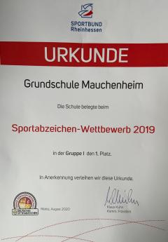 Sportabzeichen-Wettbewerb 2019