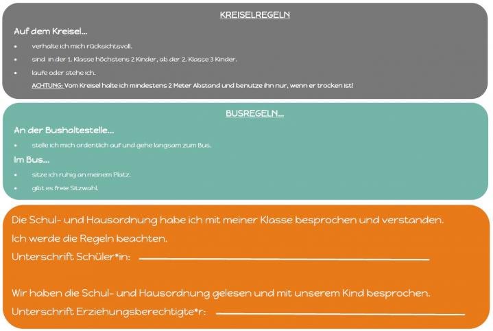 Schul- und Hausordnung